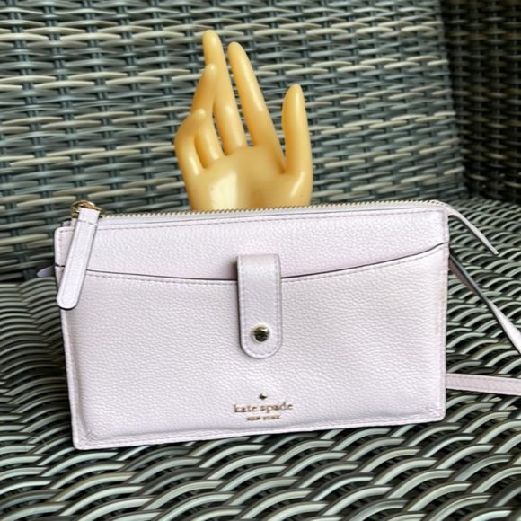 Kate Spade Jackson Small Tab Crossbody Serendipity Pink - Picture 2 of 16